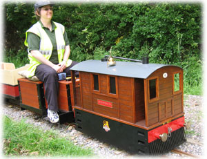 Eric Charlton Tram loco in 7 1/4 inch scale