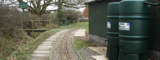 Miniature Railway Water storage solution