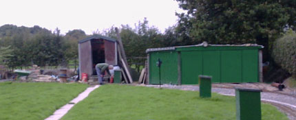 The Wendy House standing before works commenced