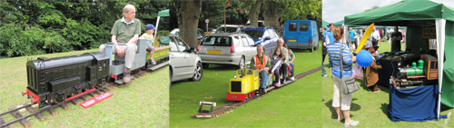 2011 Nutley, Heathfield and Uckfield summer fetes attended by Uckfield Model Railway Club / Bentley Miniature Railway