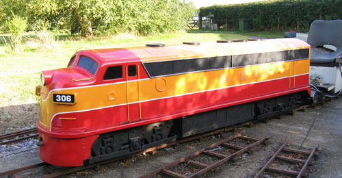 Goliath visits Bentley Miniature Railway near Uckfield