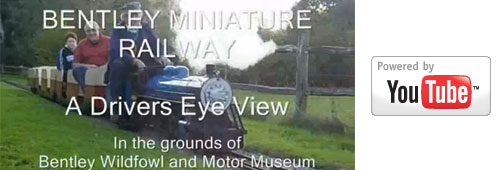 A drivers Eye View of Bentley Miniature Railway, Uckfield Model Railway Club, East Sussex
